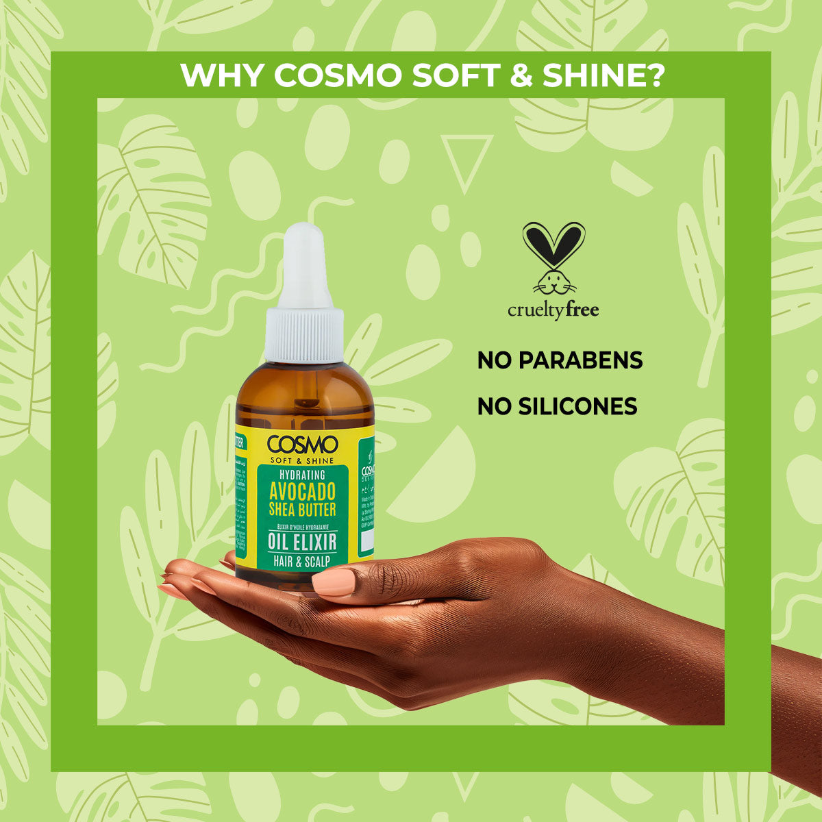 Soft & Shine Hydrating Avocado & Shea Butter Oil Elixir Hair & Scalp